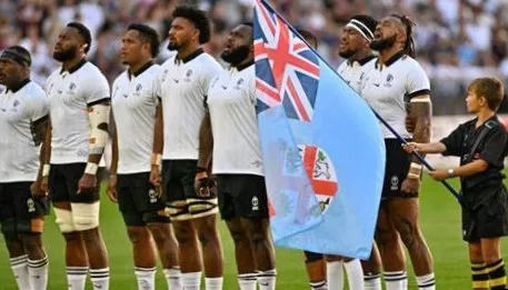 Tim rubgy Fiji akan berjumpa dengan Inggris pada Rugby World Cup.